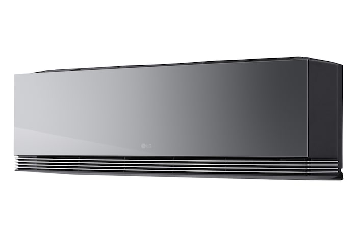 ภาพประกอบเทคโนโลยี LG AI Air ในห้องนั่งเล่นที่มีเครื่องปรับอากาศติดผนัง ระบบจะปรับการไหลเวียนของอากาศโดยการตรวจจับอุณหภูมิห้องและตำแหน่งของผู้ใช้ ข้อความประกอบระบุว่า: 'AI Air พร้อมเซ็นเซอร์เรดาร์: AI Air ตรวจจับอุณหภูมิห้องและปรับการไหลเวียนของอากาศตามตำแหน่งของคุณเพื่อความสบาย'